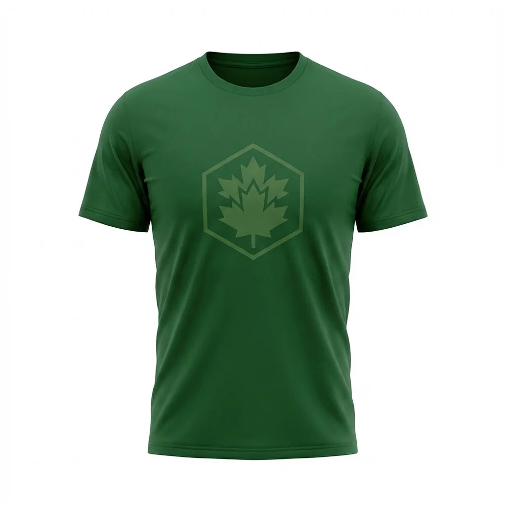 lumberjack big iconic logo tee green - LBJ24006-GRN