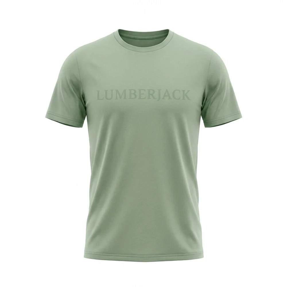 lumberjack big horizontal logo tee green - LBJ26010-GRN