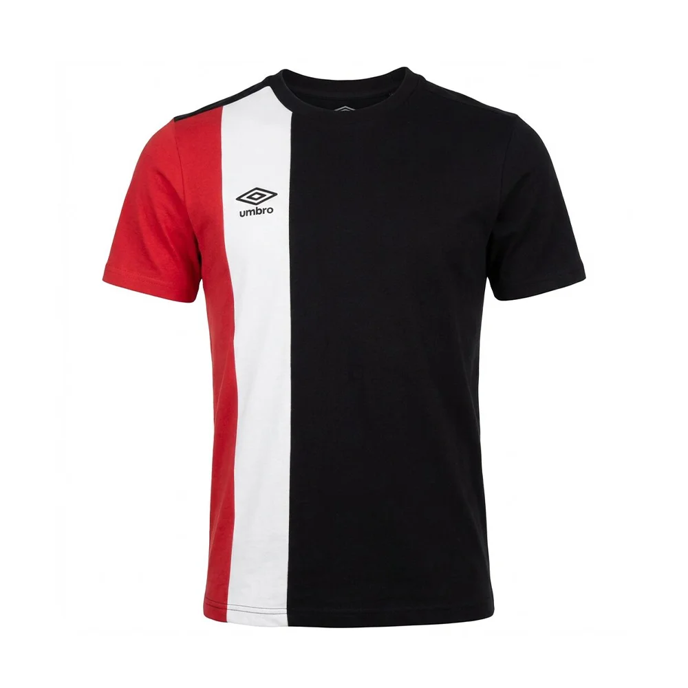 umbro men t-shirt ss black red-001 - UAA241M005-001